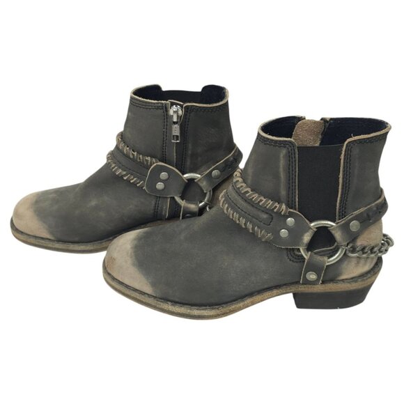 Free People Stony Desert Ankle Boot Womens 6.5 Harness Leather Western Booties - Picture 15 of 16